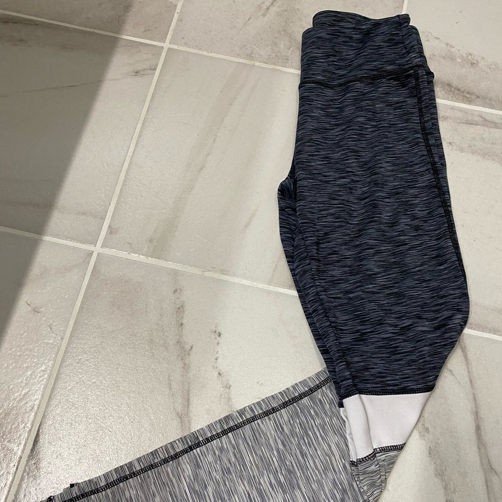 3 color heathered leggings